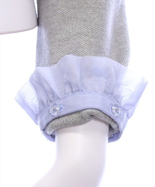 CLEAR BASIC（クリアベーシック）の「刺繍入りフリルニットカーディガン[大人 フェミニン 上品]≪AW新作≫（カーディガン/ボレロ・レディース・アイボリー/ブラック/グレー・F）」の18枚目の写真