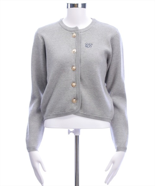 CLEAR BASIC（クリアベーシック）の「刺繍入りフリルニットカーディガン[大人 フェミニン 上品]≪AW新作≫（カーディガン/ボレロ・レディース・アイボリー/ブラック/グレー・F）」の19枚目の写真