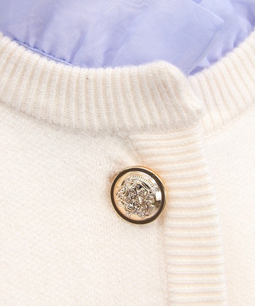 CLEAR BASIC（クリアベーシック）の「刺繍入りフリルニットカーディガン[大人 フェミニン 上品]≪AW新作≫（カーディガン/ボレロ・レディース・アイボリー/ブラック/グレー・F）」の22枚目の写真