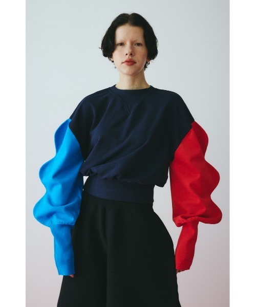 【新品・未使用品】HeRIN.CYE マウンテンスリーブトップス Mountain sleeve tops マウンテンスリーブトップス（スウェット