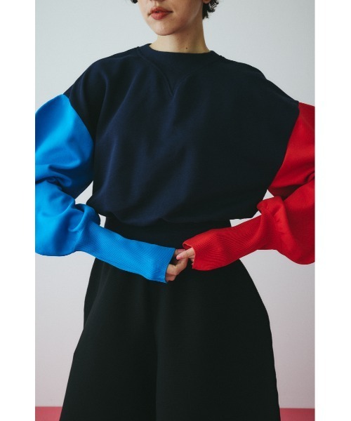 Mountain sleeve tops マウンテンスリーブトップス（スウェット