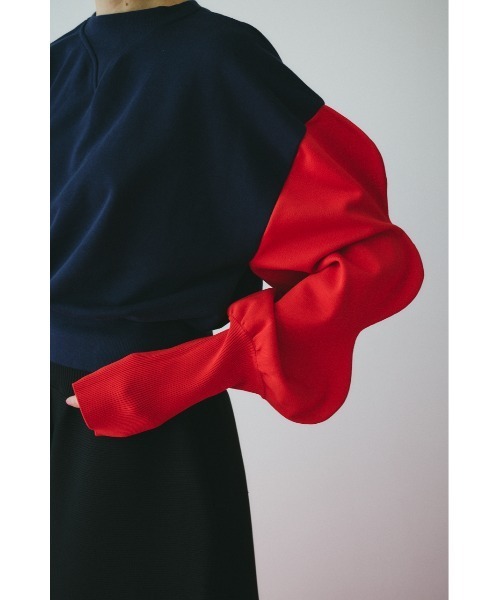 Mountain sleeve tops マウンテンスリーブトップス（スウェット