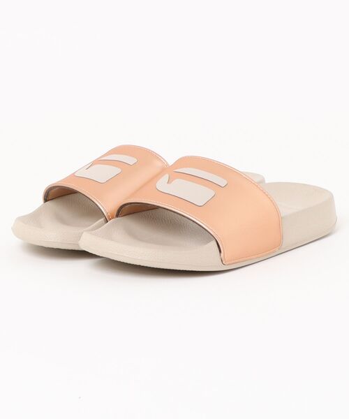 G-STAR(ジースター)の「Cart IV Sandals/ブランドロゴスポーツ/スライドサンダル(サンダル・レディース・ブラック系その他/ベージュ系その他・38/36/37)」の2枚目の写真