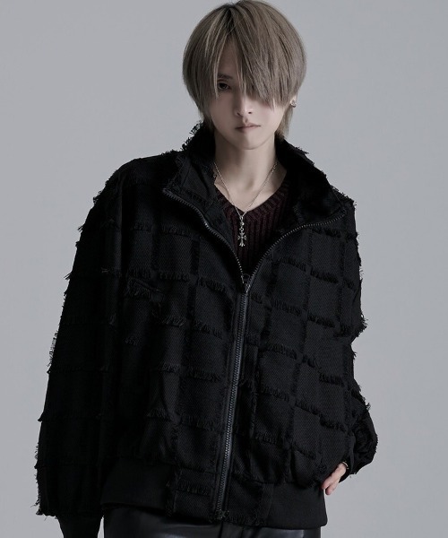 『CavariA/キャバリア』フリンジ切り替えJKT