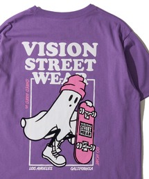 【VISION STREET WEAR】オリジナルグラフィック ゴースト バックプリントクルーネックTシャツ