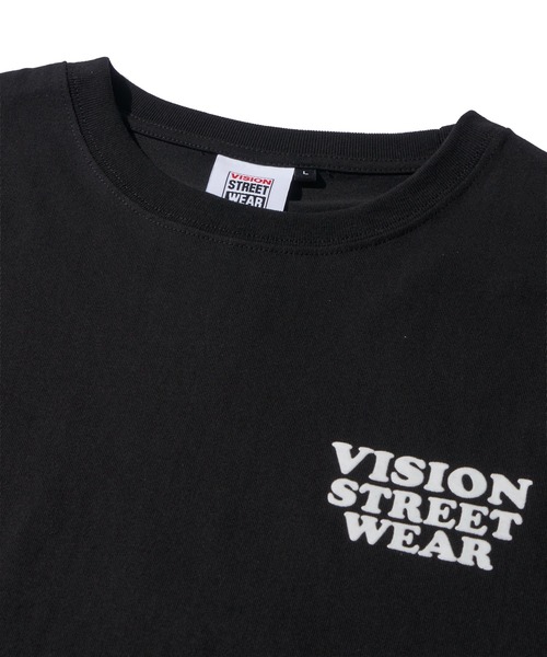 VISION STREET WEAR（ヴィジョンストリートウェア）の「【VISION STREET WEAR】オリジナルグラフィック ゴースト バックプリントクルーネックTシャツ（Tシャツ/カットソー・レディース・パープル/ホワイト/ブラック・X-LARGE/LARGE/MEDIUM）」の10枚目の写真
