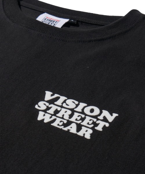 VISION STREET WEAR（ヴィジョンストリートウェア）の「【VISION STREET WEAR】オリジナルグラフィック ゴースト バックプリントクルーネックTシャツ（Tシャツ/カットソー・レディース・パープル/ホワイト/ブラック・X-LARGE/LARGE/MEDIUM）」の11枚目の写真