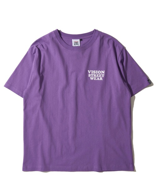 VISION STREET WEAR（ヴィジョンストリートウェア）の「【VISION STREET WEAR】オリジナルグラフィック ゴースト バックプリントクルーネックTシャツ（Tシャツ/カットソー・レディース・パープル/ホワイト/ブラック・X-LARGE/LARGE/MEDIUM）」の8枚目の写真