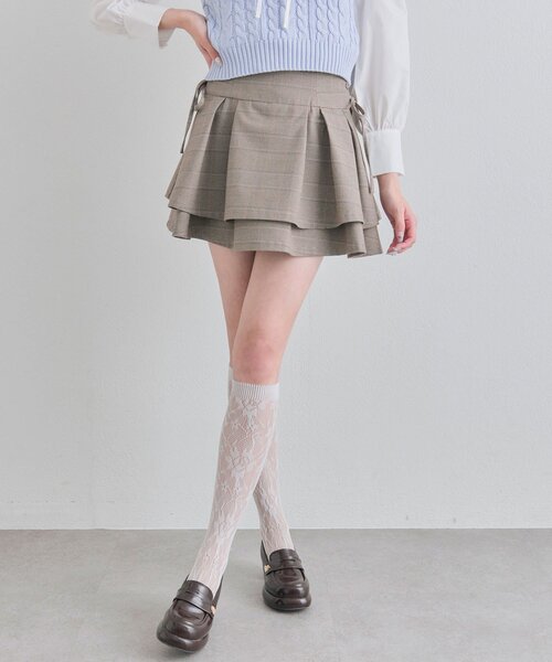 OLIVE des OLIVE(オリーブデオリーブ)の「spring color paletteレースアップスカート(スカート・レディース・ブラウン/サックスブルー/ピンク・FREE)」の19枚目の写真