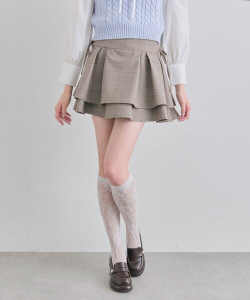 OLIVE des OLIVE(オリーブデオリーブ)の「spring color paletteレースアップスカート(スカート・レディース・ブラウン/サックスブルー/ピンク・FREE)」の18枚目の写真