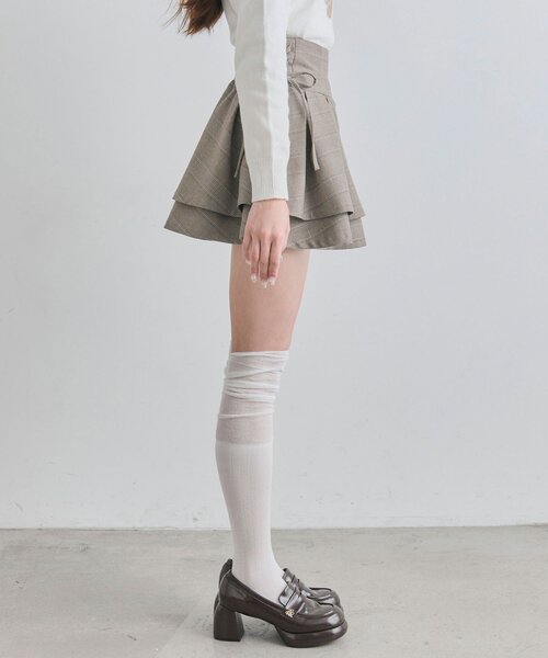 OLIVE des OLIVE(オリーブデオリーブ)の「spring color paletteレースアップスカート(スカート・レディース・ブラウン/サックスブルー/ピンク・FREE)」の13枚目の写真