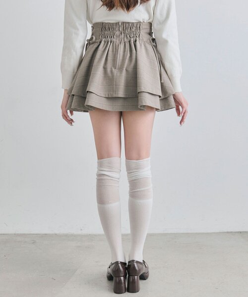 OLIVE des OLIVE(オリーブデオリーブ)の「spring color paletteレースアップスカート(スカート・レディース・ブラウン/サックスブルー/ピンク・FREE)」の12枚目の写真