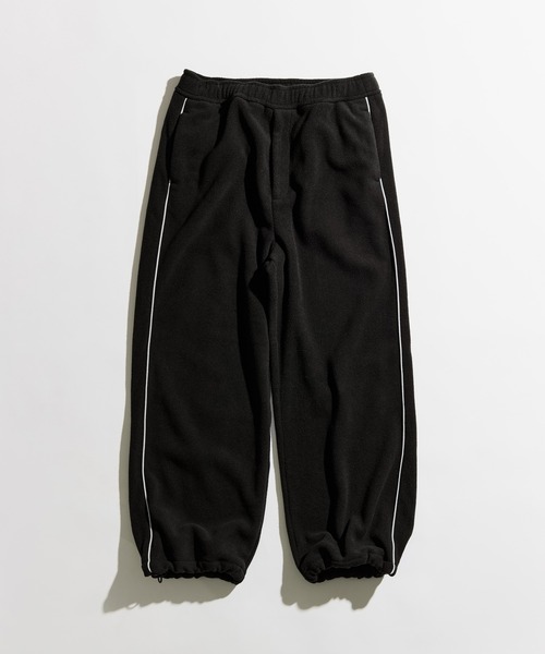 WETTEMPT（ウィテンプト）の「PIPING FLEECE PANTS / パイピングフリースパンツ（スウェットパンツ・メンズ・グレー/ブラック・SMALL/MEDIUM/LARGE）」の3枚目の写真