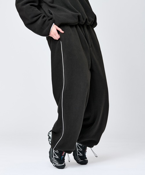 WETTEMPT（ウィテンプト）の「PIPING FLEECE PANTS / パイピングフリースパンツ（スウェットパンツ・メンズ・グレー/ブラック・SMALL/MEDIUM/LARGE）」の7枚目の写真