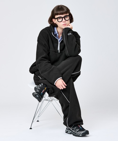 WETTEMPT（ウィテンプト）の「PIPING FLEECE PANTS / パイピングフリースパンツ（スウェットパンツ・メンズ・グレー/ブラック・SMALL/MEDIUM/LARGE）」の17枚目の写真