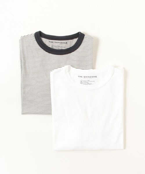THE SHINZONE（ザ　シンゾーン）の「PACK LONG SLEEVE TEE 24AMSCU04（Tシャツ/カットソー・メンズ・グレー/マルチ・FREE）」の2枚目の写真