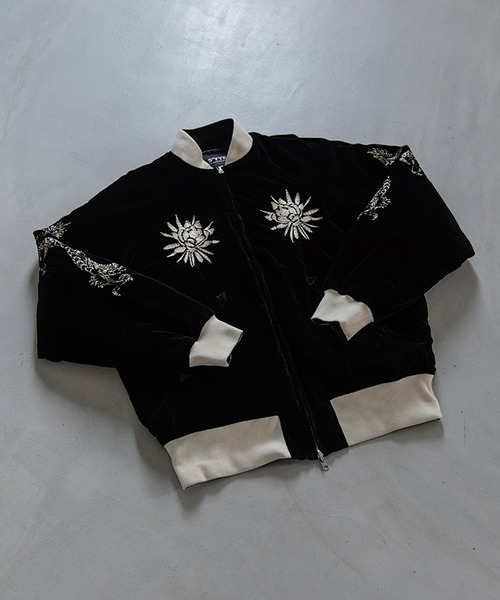 TAION（タイオン）の「【TAION（タイオン）】 TAION×S’YTE(サイト)リバーシブル スカジャン ダウンジャケット（スカジャン・メンズ・ブラック系その他/ブラック×ブラック・3/2）」の13枚目の写真