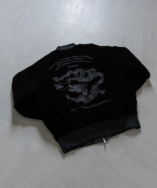 TAION（タイオン）の「【TAION（タイオン）】 TAION×S’YTE(サイト)リバーシブル スカジャン ダウンジャケット（スカジャン・メンズ・ブラック系その他/ブラック×ブラック・3/2）」の16枚目の写真