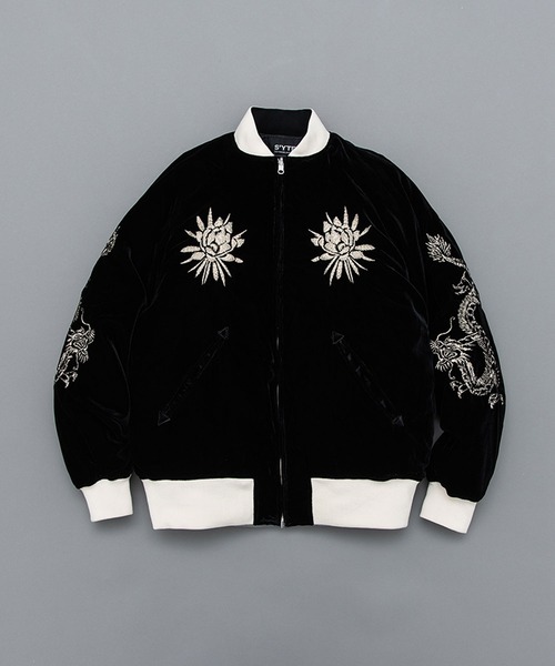 TAION（タイオン）の「【TAION（タイオン）】 TAION×S’YTE(サイト)リバーシブル スカジャン ダウンジャケット（スカジャン・メンズ・ブラック系その他/ブラック×ブラック・3/2）」の20枚目の写真