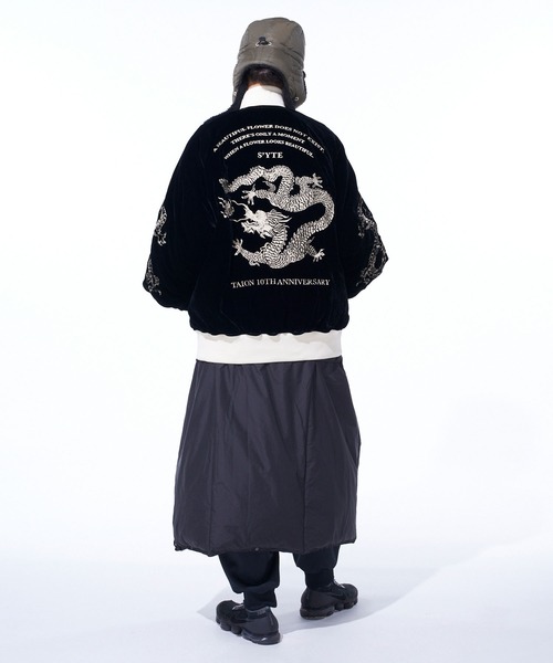 TAION（タイオン）】 TAION×S'YTE(サイト)リバーシブル スカジャン