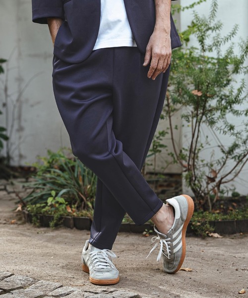 CAMBIO(カンビオ)の「mp14478- リラックスポンチテーパードパンツ(CMB-R0191)(その他パンツ・メンズ・ネイビー/グレー/ブラック・L/M/S)」の3枚目の写真