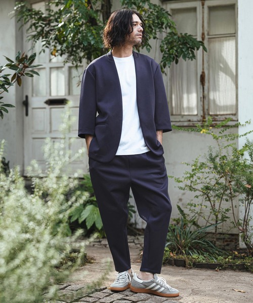 CAMBIO(カンビオ)の「mp14478- リラックスポンチテーパードパンツ(CMB-R0191)(その他パンツ・メンズ・ネイビー/グレー/ブラック・L/M/S)」の14枚目の写真