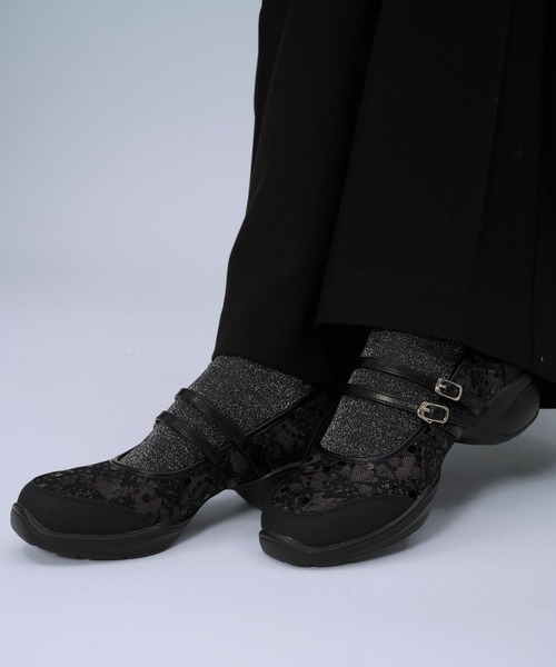 HARE（ハレ）の「バレエライクメリージェーン(HARE)（スニーカー・レディース・ブラック/ホワイト・MEDIUM/LARGE）」の14枚目の写真