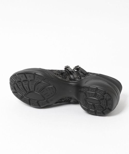 HARE（ハレ）の「バレエライクメリージェーン(HARE)（スニーカー・レディース・ブラック/ホワイト・MEDIUM/LARGE）」の21枚目の写真