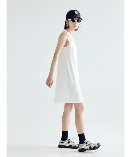 BOMNAL BOUTIQUE(ボムナルブティック)の「リボンストラップミニドレス_ホワイト(ワンピース・レディース・その他・SMALL/MEDIUM)」の2枚目の写真