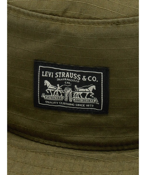 Levi's（リーバイス）の「Levi's/リーバイス ドローストリング バケットハット（ハット・メンズ・グリーン・M）」の9枚目の写真