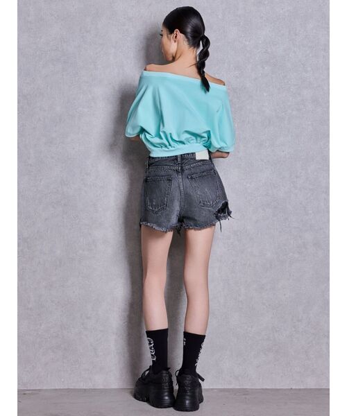 GYDA(ジェイダ)の「TWO FACE GYDA SOX(ソックス/靴下・レディース・ブラック/オフホワイト/ピンク・FREE)」の9枚目の写真