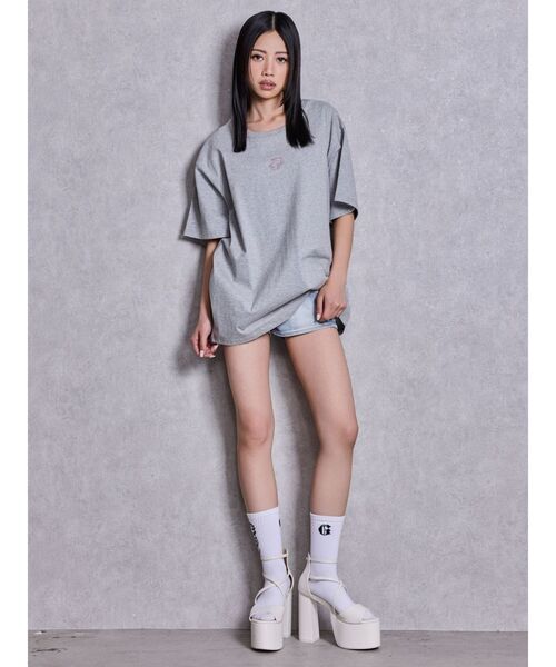 GYDA(ジェイダ)の「TWO FACE GYDA SOX(ソックス/靴下・レディース・ブラック/オフホワイト/ピンク・FREE)」の10枚目の写真