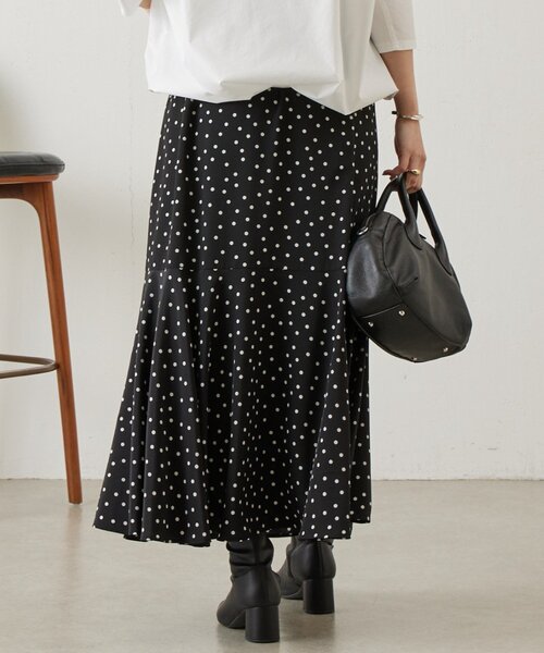 BEARDSLEY（ビアズリー）の「ドットマーメイドスカート（スカート・レディース・ブラック・0/1）」の8枚目の写真