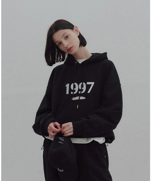 HUKE(ヒューク)の「1997 フレッシュ フードパーカー (ブラック)(パーカー・メンズ・その他・LARGE)」の1枚目の写真