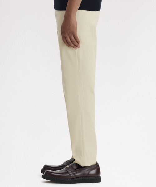 FRED PERRY（フレッドペリー）の「先行予約受付中／Slim Fit Twill Trousers／スリムフィットツイルトラウザー（その他パンツ・メンズ・オートミール/ブラック・32/30/28）」の9枚目の写真