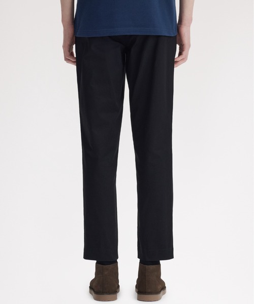 FRED PERRY（フレッドペリー）の「先行予約受付中／Slim Fit Twill Trousers／スリムフィットツイルトラウザー（その他パンツ・メンズ・オートミール/ブラック・32/30/28）」の5枚目の写真