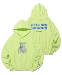 ISTKUNST（イストクンスト）の「DOT THUNDER BEAR HOODIE_LIME(IK2DSMM403A)（パーカー）」