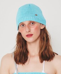 CRANK（クランク）の「メタルロゴニットビーニー_ブルー（ニットキャップ/ビーニー）」