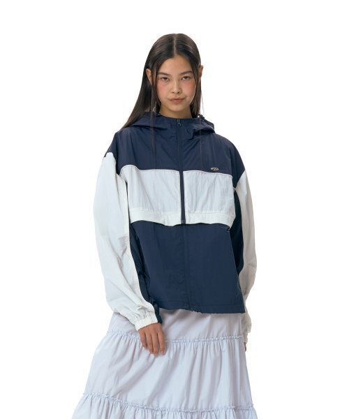 AMESWORLDWIDE(アメスワールドワイド)の「COLOR BLOCK WIND BREAKER NAVY (AM2ESUB931A)(ナイロンジャケット・メンズ・その他・L/M)」の5枚目の写真