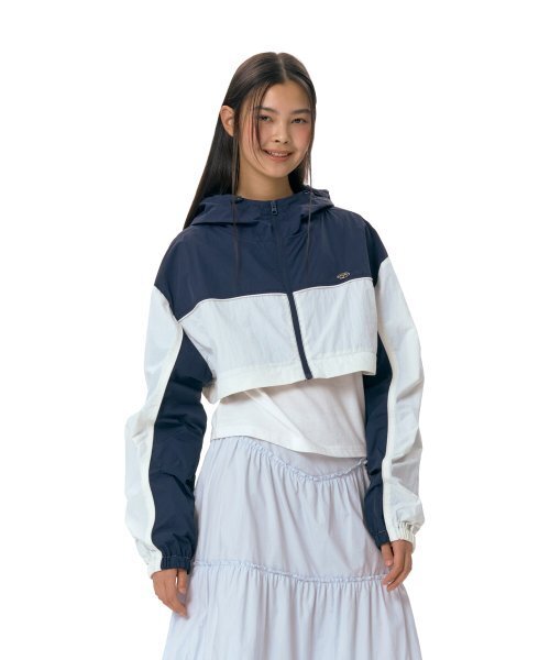 AMESWORLDWIDE(アメスワールドワイド)の「COLOR BLOCK WIND BREAKER NAVY (AM2ESUB931A)(ナイロンジャケット・メンズ・その他・L/M)」の6枚目の写真