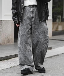 Rocky Monroe | ヴィンテージライク ルーズシルエットバギーカーブデニムパンツ(デニムパンツ)