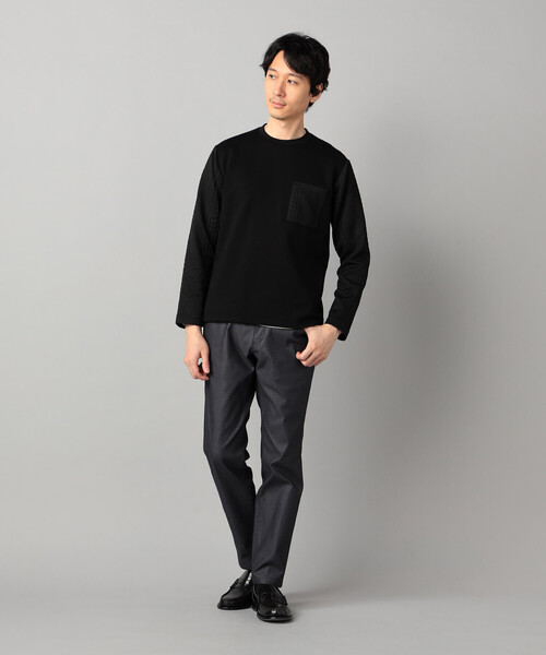 COMME CA MEN（コムサメン）の「ドビーストレッチ 5ポケットパンツ（その他パンツ・メンズ・チャコールグレー・M/L）」の3枚目の写真