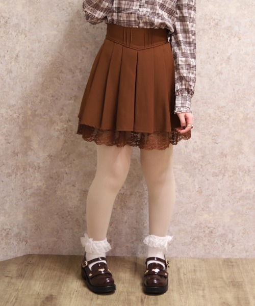 axes femme(アクシーズファム)の「フレアシルエットショートパンツ(その他パンツ・レディース・ブラック/ブラウン/チャコール・FREE)」の3枚目の写真