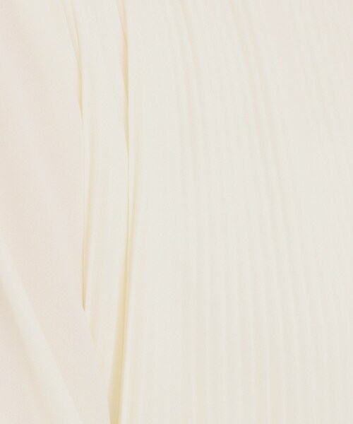 ITS'DEMO（イッツデモ）の「【入卒／手洗い可】プリーツブラウス（シャツ/ブラウス・レディース・オフホワイト/パープル/ブラック・00）」の8枚目の写真