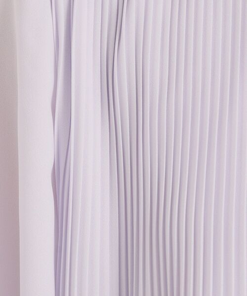 ITS'DEMO（イッツデモ）の「【入卒／手洗い可】プリーツブラウス（シャツ/ブラウス・レディース・オフホワイト/パープル/ブラック・00）」の16枚目の写真