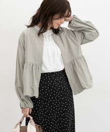 Honeys（ハニーズ）の「【非フッ素撥水加工】裾バルーンブルゾン（ブルゾン）」