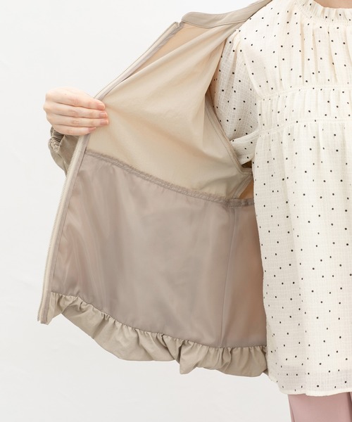 Honeys(ハニーズ)の「【非フッ素撥水加工】裾バルーンブルゾン(ブルゾン・レディース・ベージュ/ブラック/スモーキーグリーン系/アイボリー・LL/L/S/M)」の19枚目の写真