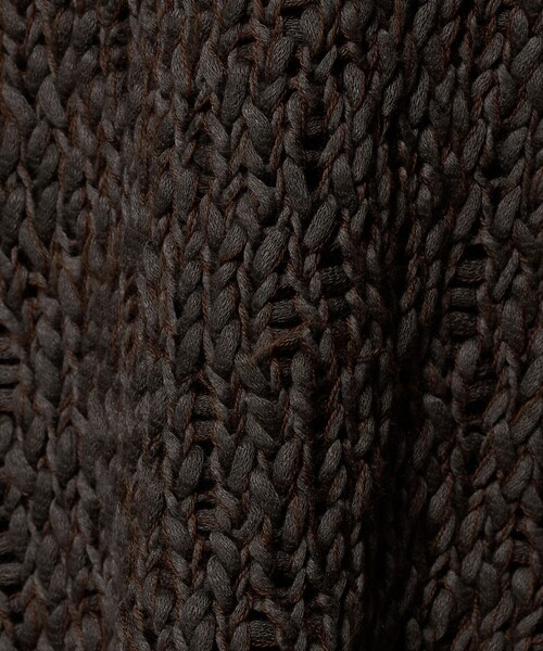 UNITED ARROWS（ユナイテッドアローズ）の「カラーミックス Vネックニット（ニット/セーター・レディース・オフホワイト/ダークブラウン/ライトピンク・FREE）」の17枚目の写真