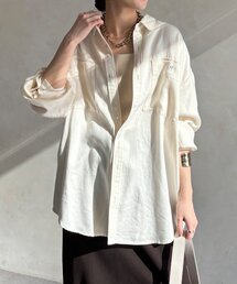 DouDou | 【セットアップ可能】リヨセルシャツ(シャツ/ブラウス)