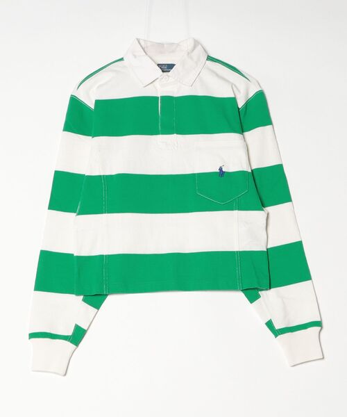POLO RALPH LAUREN(ポロ ラルフ ローレン)の「ジャージー シェイプド ラグビー シャツ(その他トップス・レディース・グリーン・XS/M/S)」の5枚目の写真